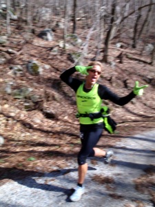 Alisa Springman running the White Oak Ridge